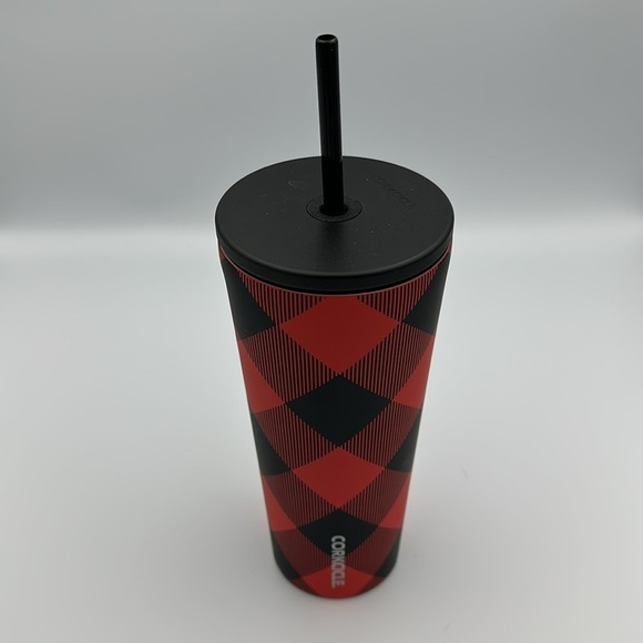Corkcicle Buffalo Plaid 24 oz Cold Cup Tumbler - Picture 3 of 7